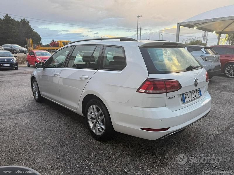 Usata VW Golf VII Business 116 CV (85 kW) 2019 Bianco Station wagon