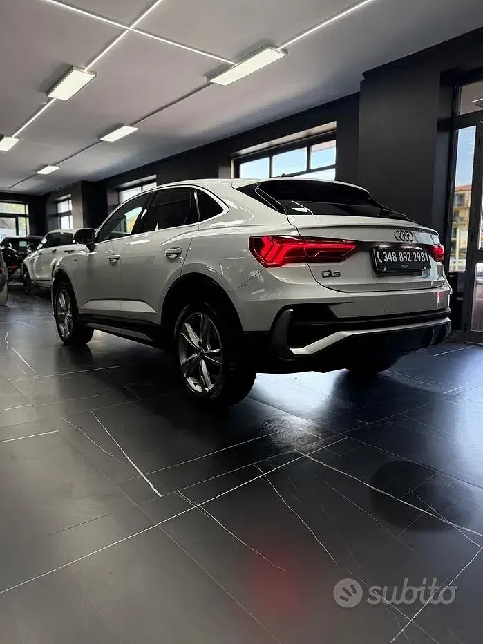 Usata Audi Q3 S-Line 150 CV (110 kW) 2019 Bianco SUV