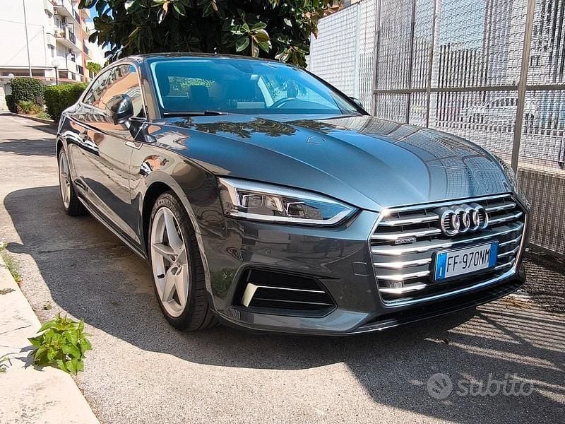 Usata Audi A5 218 CV (160 kW) 2017 Grigio Coupé