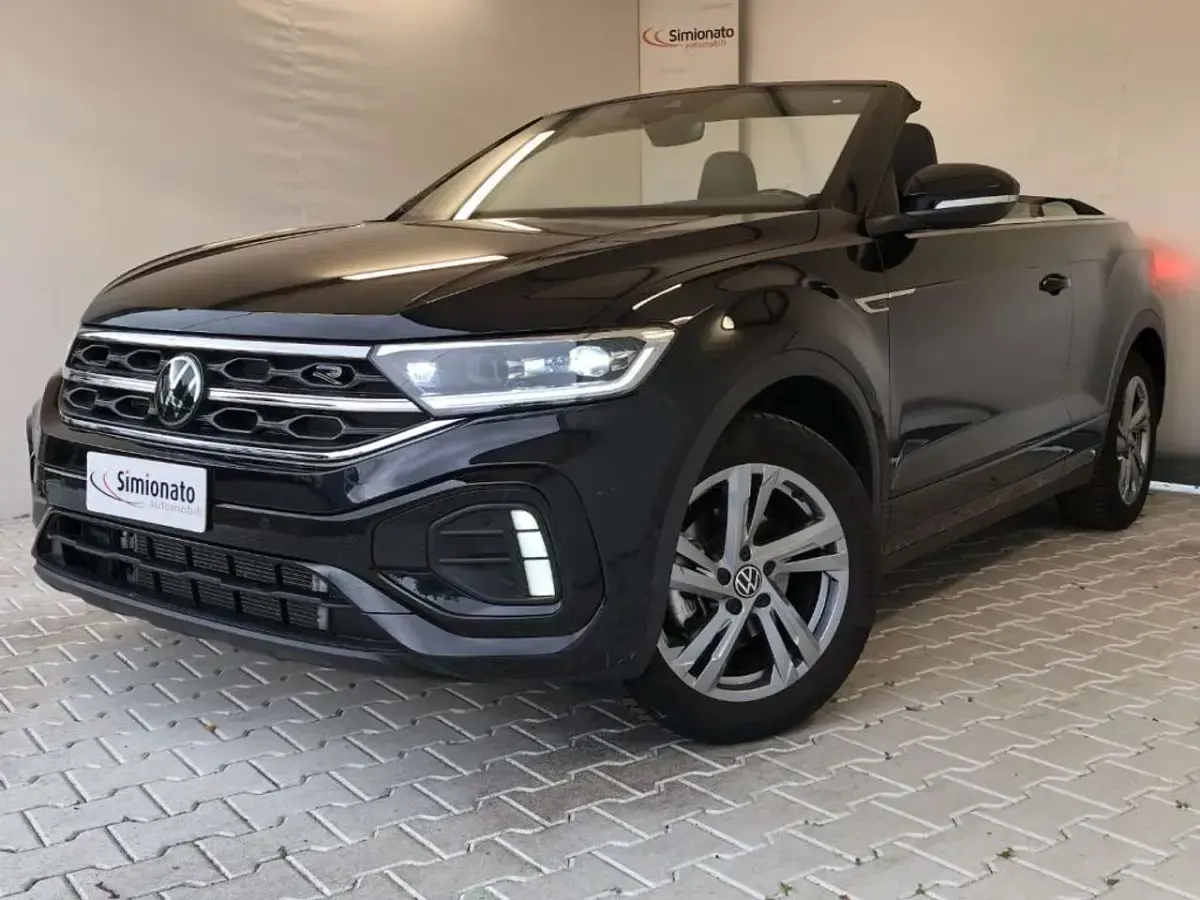 Usata VW T-Roc Cabriolet R-line 150 CV (110 kW) 2025 Nero Cabrio