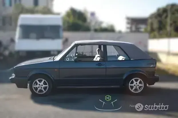 Usata VW Golf Cabriolet Karmann 73 CV (53 kW) 1989 Blu Cabrio