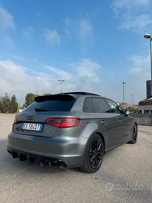 Usata Audi S3 300 CV (220 kW) 2014 Grigio Coupé