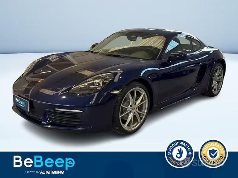 Usata Porsche 718 Cayman 300 CV (220 kW) 2020 Blu metallizzato Coupé