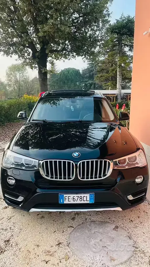 Usata BMW X3 xLine 190 CV (139 kW) 2016 Nero SUV