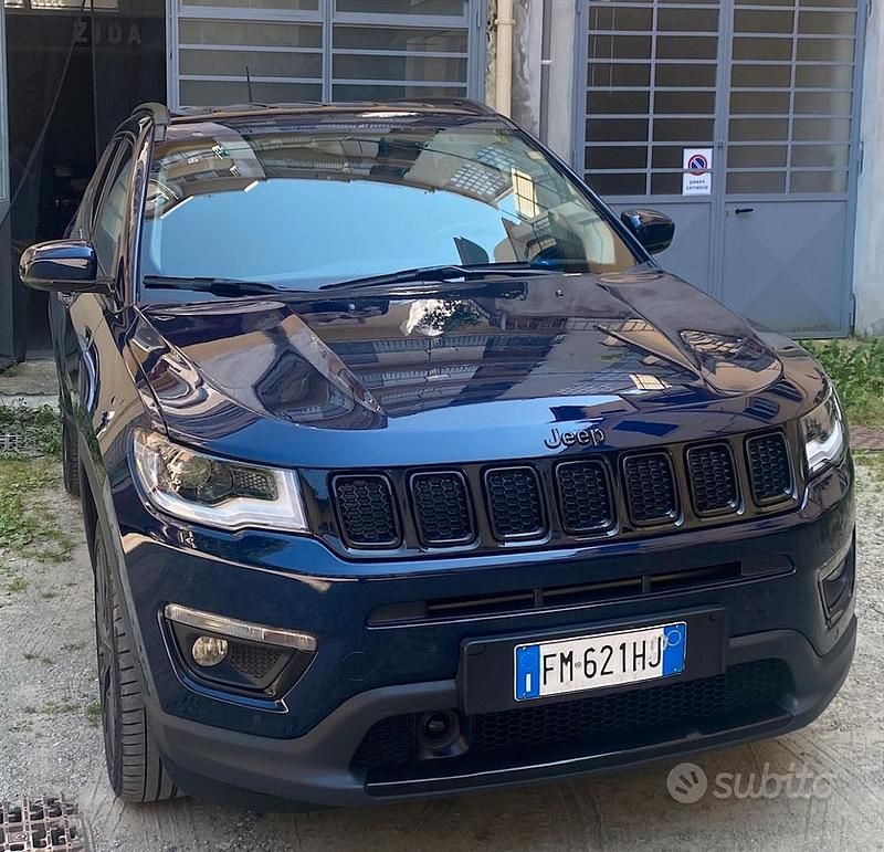 Usata Jeep Compass Limited 170 CV (125 kW) 2017 Blu/azzurro SUV