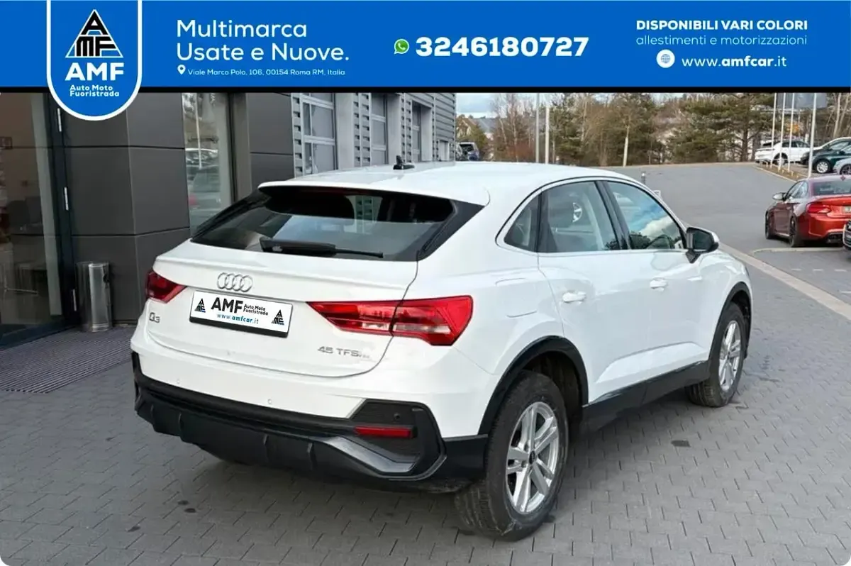 Usata Audi Q3 Sportback 150 CV (110 kW) 2021 Bianco SUV