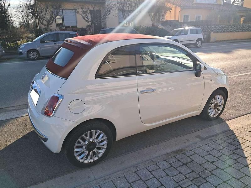 Usata Fiat 500C Lounge 69 CV (50 kW) 2014 Bianco Cabrio