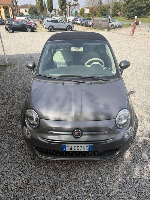 Usata Fiat 500C Lounge 69 CV (50 kW) 2019 Grigio Cabrio