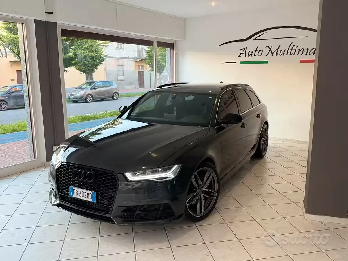 Usata Audi A6 S-Line 272 CV (200 kW) 2015 Grigio Station wagon