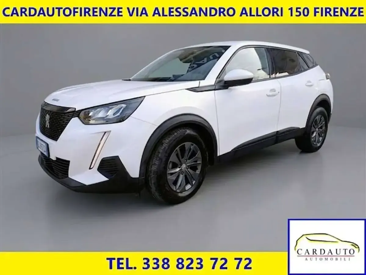 Usata Peugeot 2008 Active 101 CV (74 kW) 2022 Bianco SUV
