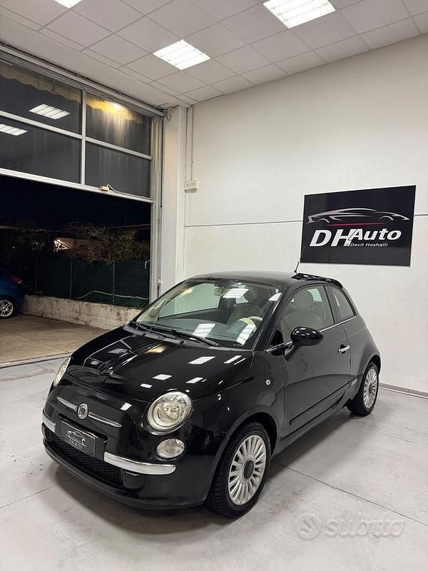 Usata Fiat 500 Lounge 69 CV (50 kW) 2010 Nero Berlina