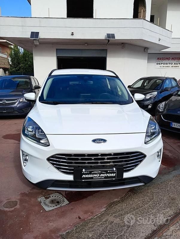 Bianco Usata 2022 Ford Kuga Business Edition SUV | 13.999 € (Super prezzo) - Immagine 1/4
