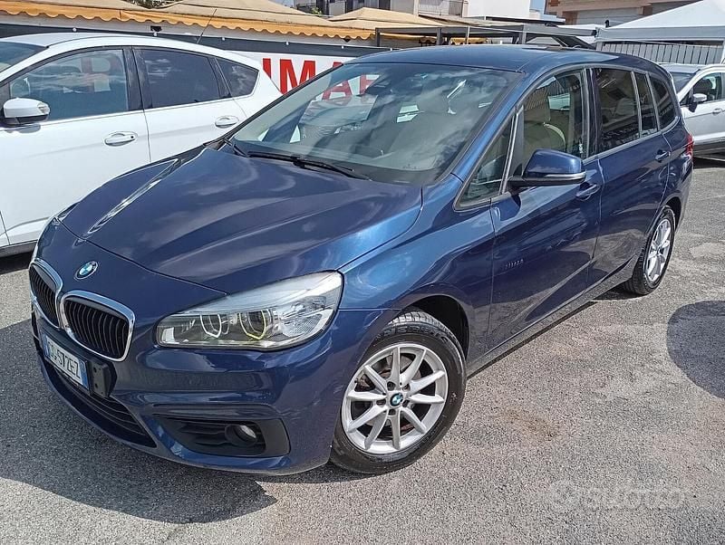 Usata BMW 216 Gran Tourer Advantage 116 CV (85 kW) 2017 Blu Monovolume