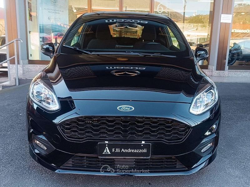 Usata Ford Fiesta ST-Line 95 CV (69 kW) 2020 Nero Berlina