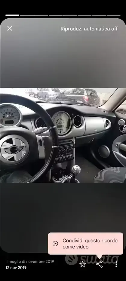 Usata Mini Cooper 90 CV (66 kW) 2002 Grigio Utilitaria