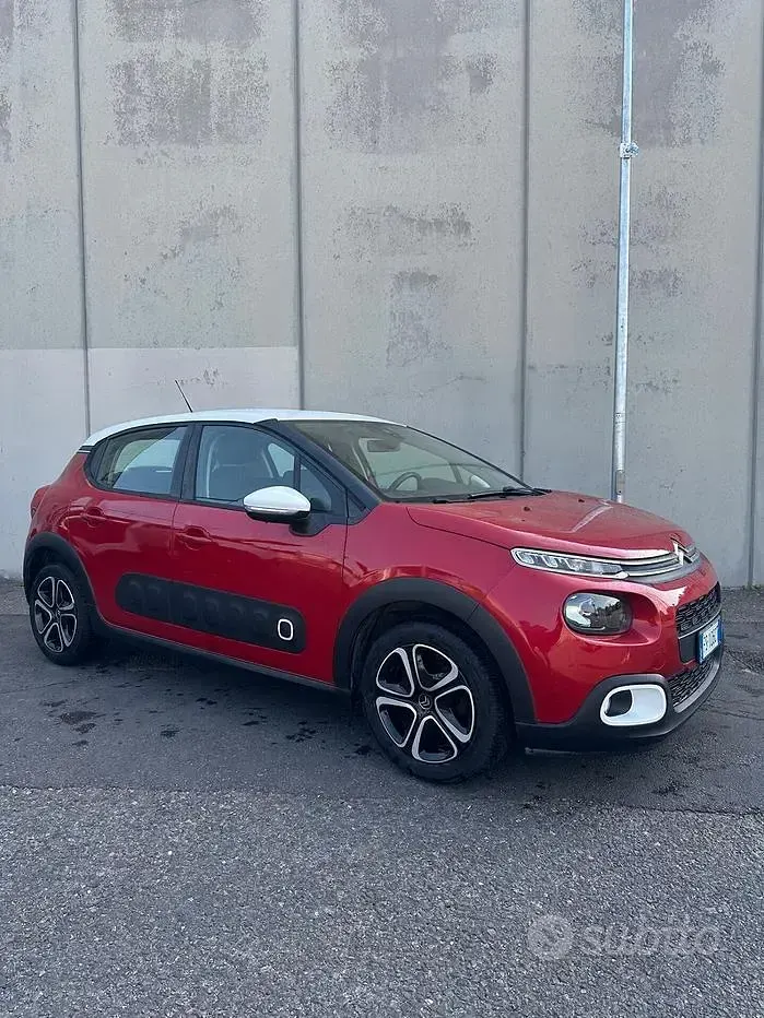 Usata Citroën C3 PureTech 82 CV (60 kW) 2018 Rosso Utilitaria