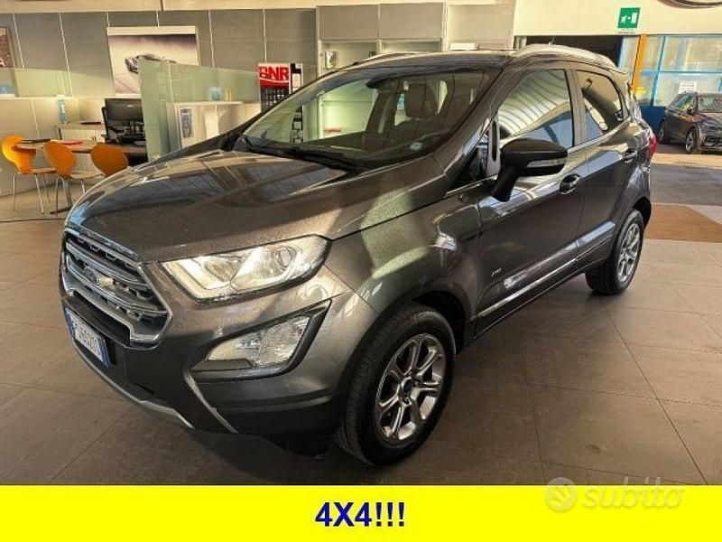 Grigio scuro Usata 2018 Ford Ecosport Titanium SUV | 10.900 € (Buon prezzo) - Immagine 1/4