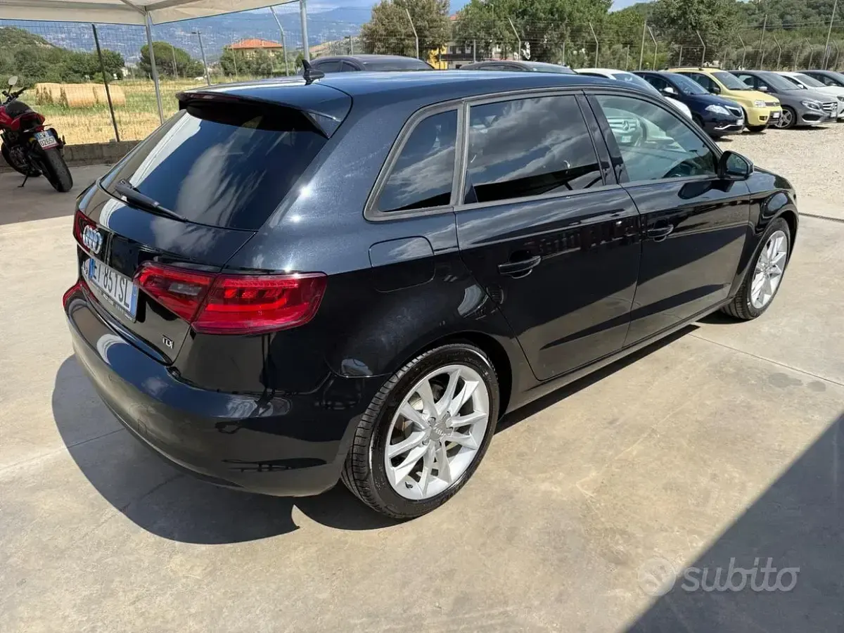 Usata Audi A3 Attraction 150 CV (110 kW) 2013 Nero Berlina