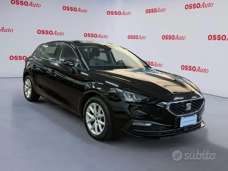 Usata Seat Leon Style 90 CV (66 kW) 2023 Nero Berlina
