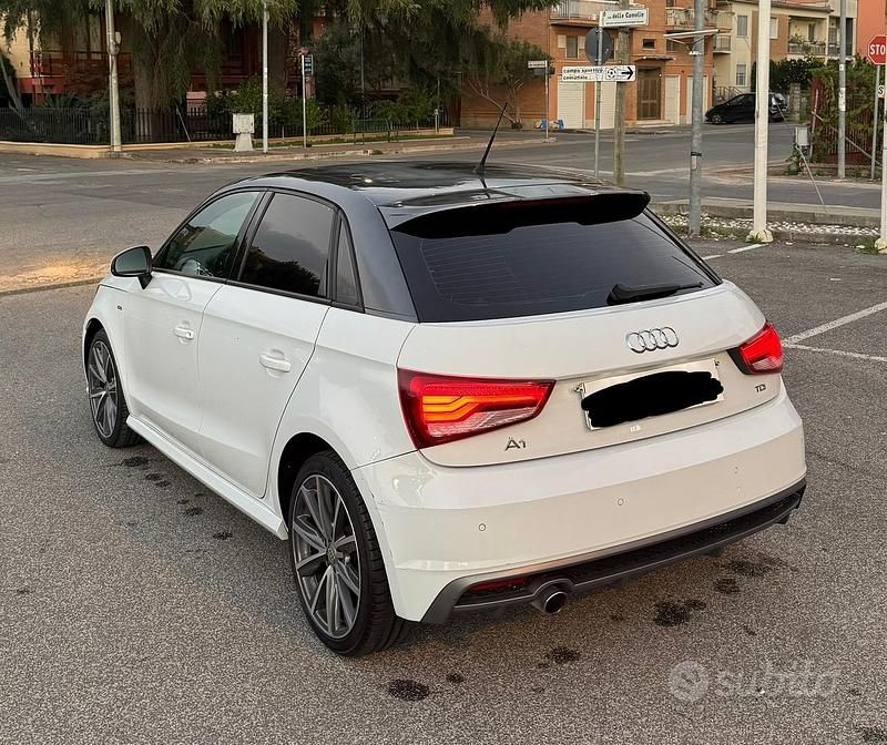 Usata Audi A1 S-Line 90 CV (66 kW) 2017 Bianco Utilitaria