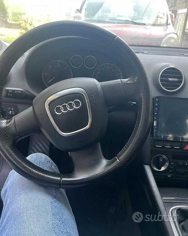 Usata Audi A3 105 CV (77 kW) 2007 Nero Utilitaria