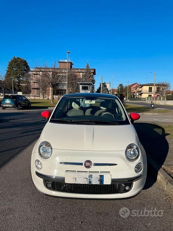 Usata Fiat 500 Lounge 95 CV (69 kW) 2014 Bianco Utilitaria