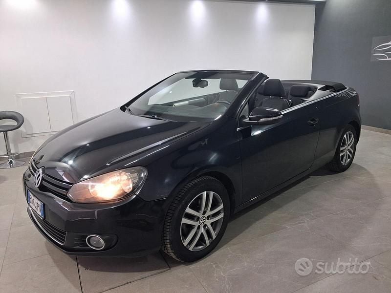 Usata VW Golf Cabriolet 105 CV (77 kW) 2012 Nero Cabrio
