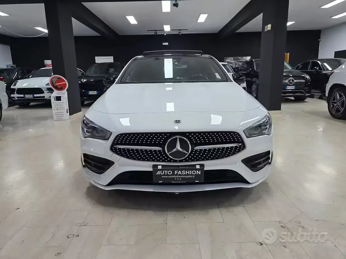 Usata Mercedes CLA200 Premium 150 CV (110 kW) 2021 Bianco Coupé
