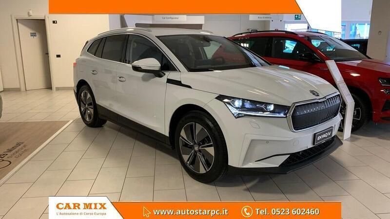 Bianco luna metallizzato Usata 2023 Skoda Enyaq iV SUV | 42.900 € (Super prezzo) - Immagine 1/4