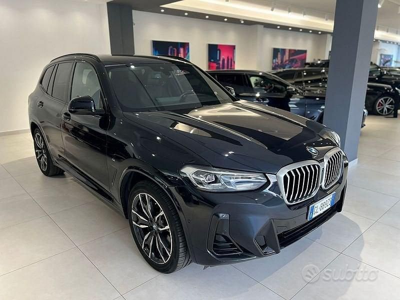 Usata BMW X3 M Sport 190 CV (139 kW) 2022 Black metallic SUV