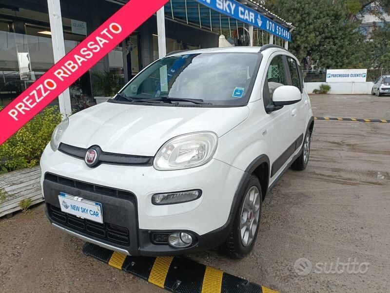 Bianco Usata 2013 Fiat Panda 4x4 S Due volumi | 7500 € (Buon prezzo) - Immagine 1/4