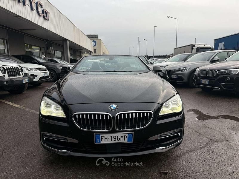 Usata BMW 640 Cabriolet 313 CV (230 kW) 2017 Nero Cabrio