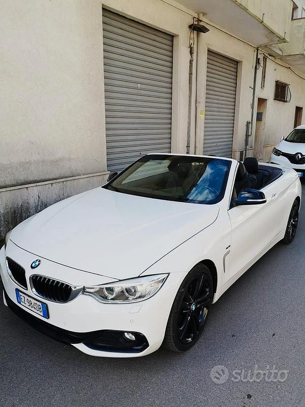 Usata BMW 420 2014 Bianco Cabrio