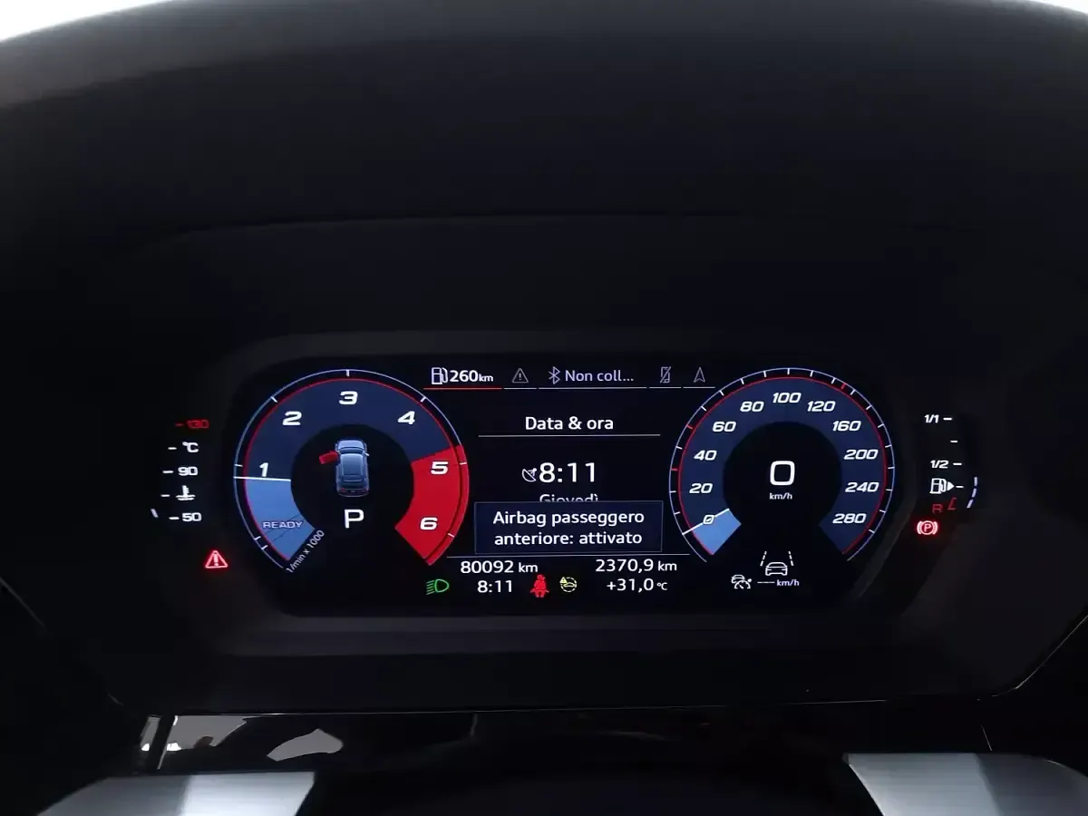 Usata Audi A3 Advanced 150 CV (110 kW) 2022 Biancobianco Berlina