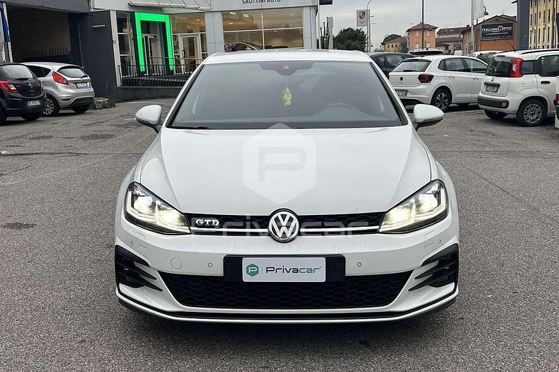 Usata VW Golf VII GTD 184 CV (135 kW) 2017 Bianco Utilitaria