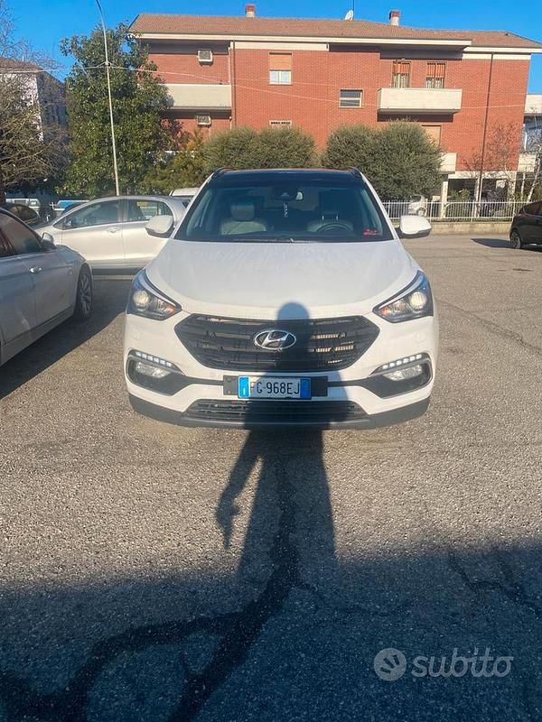 Usata Hyundai Santa Fe 200 CV (147 kW) 2016 Bianco SUV