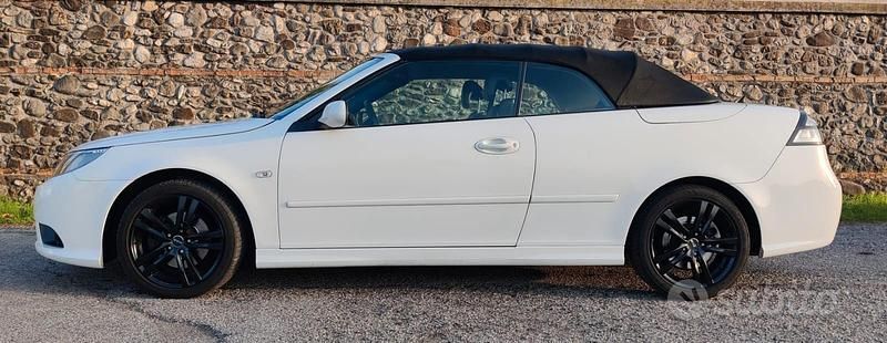 Usata Saab 9-3 Cabriolet 160 CV (117 kW) 2012 Bianco Cabrio