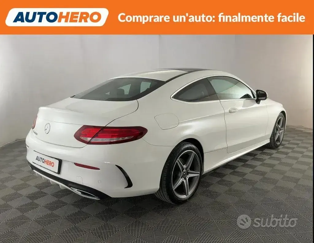 Usata Mercedes C250 Premium 204 CV (150 kW) 2017 Bianco Coupé