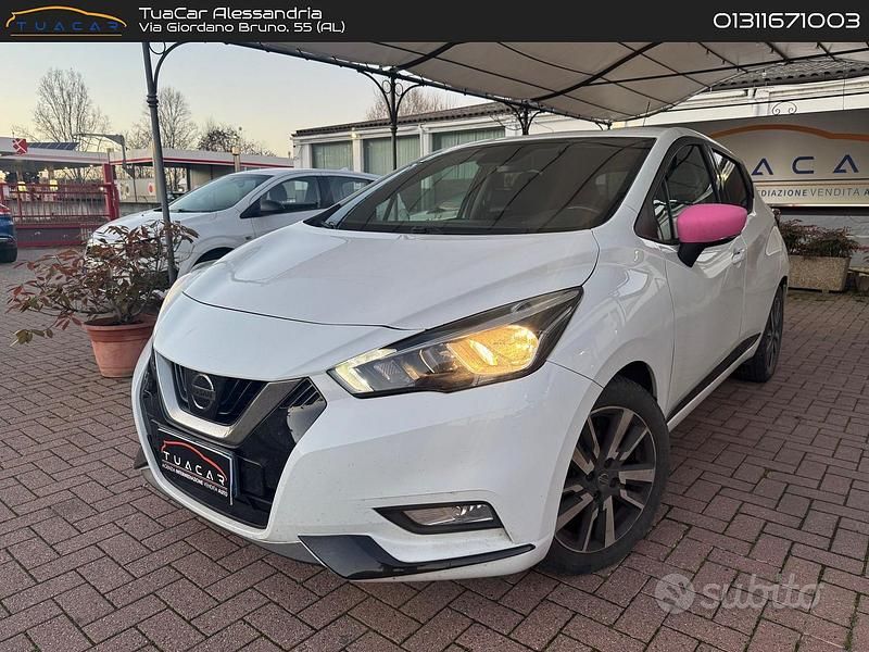 Usata Nissan Micra N-Connecta 90 CV (66 kW) 2017 Bianco Utilitaria