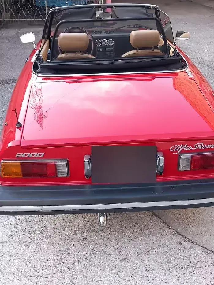 Usata Alfa Romeo Spider 1981 Rosso Cabrio