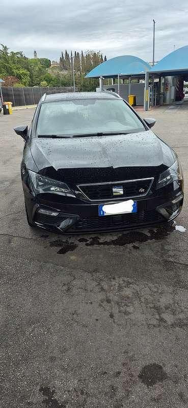 Usata Seat Leon ST FR 184 CV (135 kW) 2019 Nero Station wagon