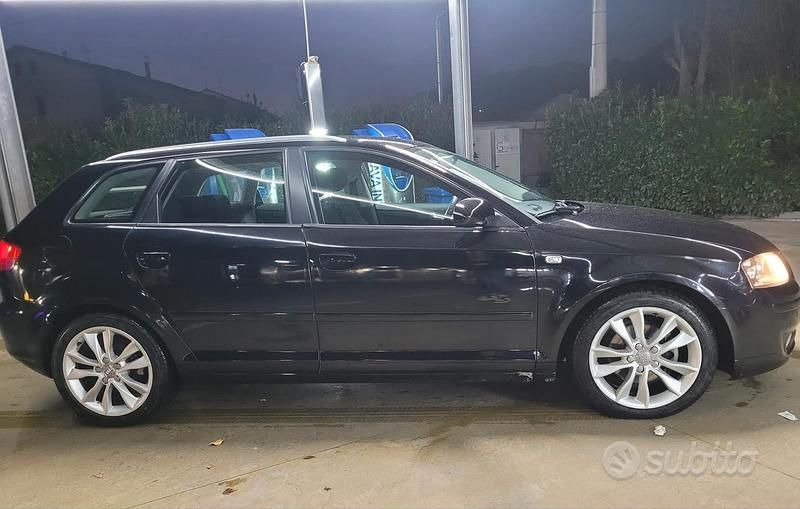 Usata Audi A3 140 CV (102 kW) 2006 Nero Utilitaria