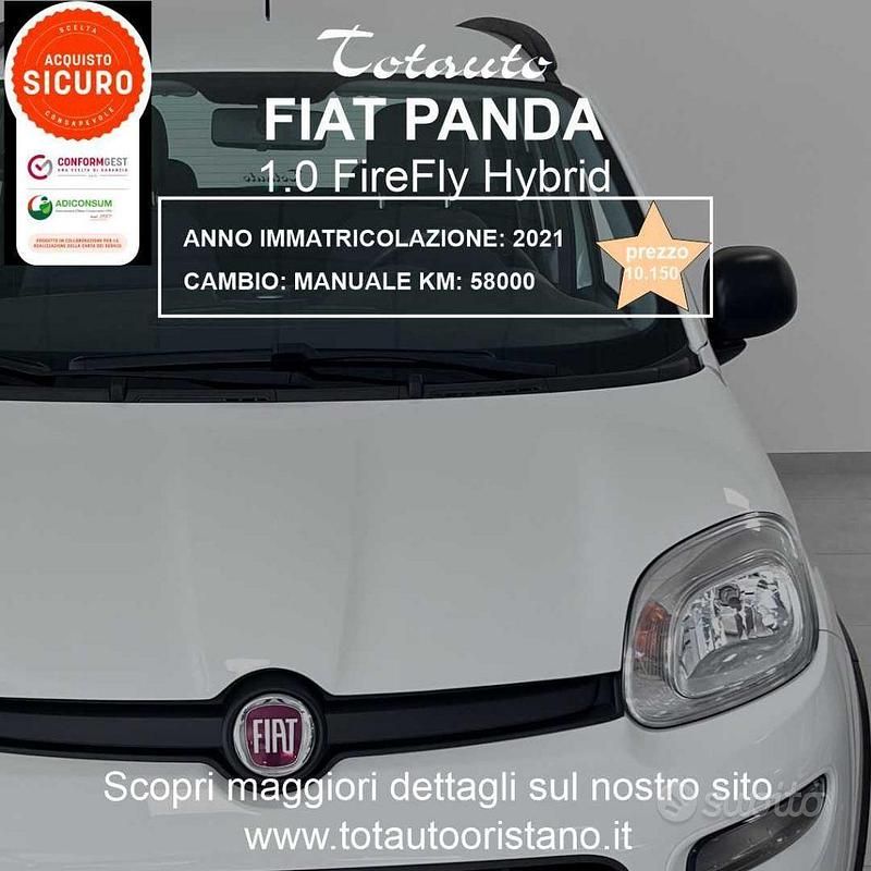 Usata Fiat Panda S 70 CV (51 kW) 2021 Bianco Berlina