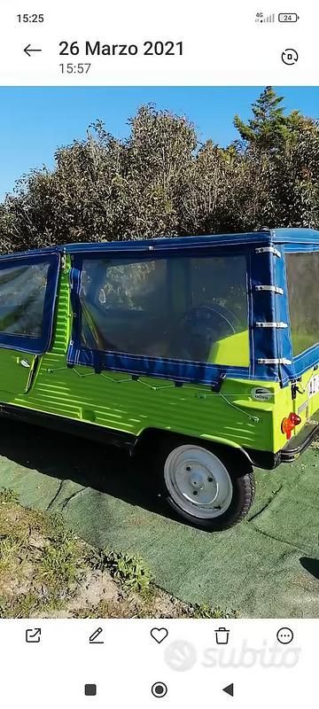 Usata Citroën Méhari 1970 Verde Cabrio