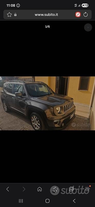 Usata Jeep Renegade 120 CV (88 kW) 2018 Grigio SUV