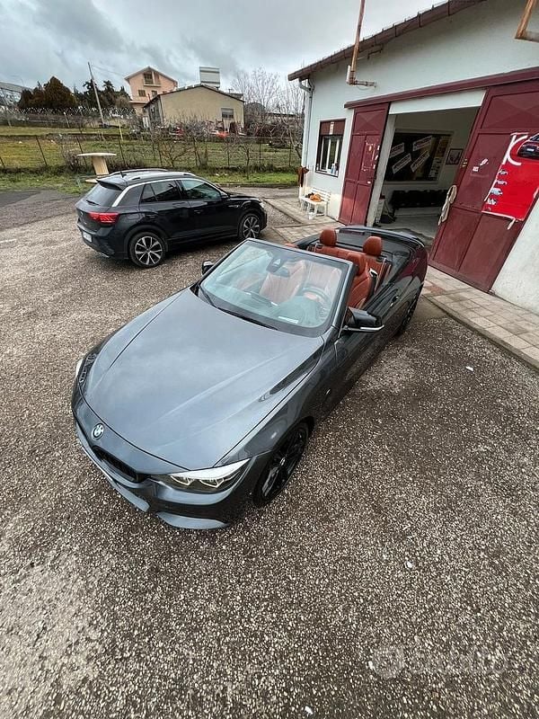Usata BMW 430 Cabriolet Efficient Dynamics 252 CV (185 kW) 2017 Grigio Cabrio