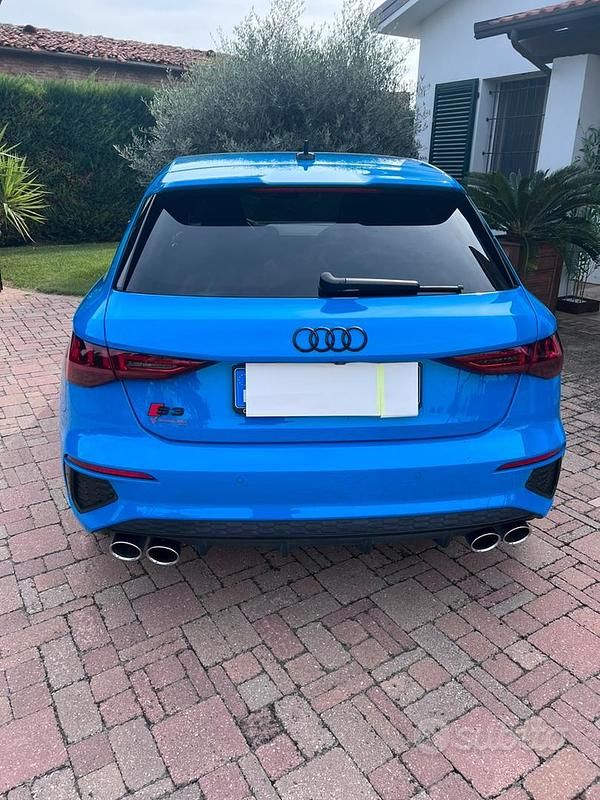 Usata Audi S3 Sportback Sport 310 CV (228 kW) 2023 Blu Utilitaria