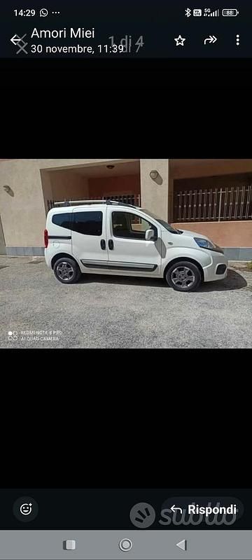 Usata Fiat Qubo Trekking 80 CV (58 kW) 2018 Bianco Monovolume