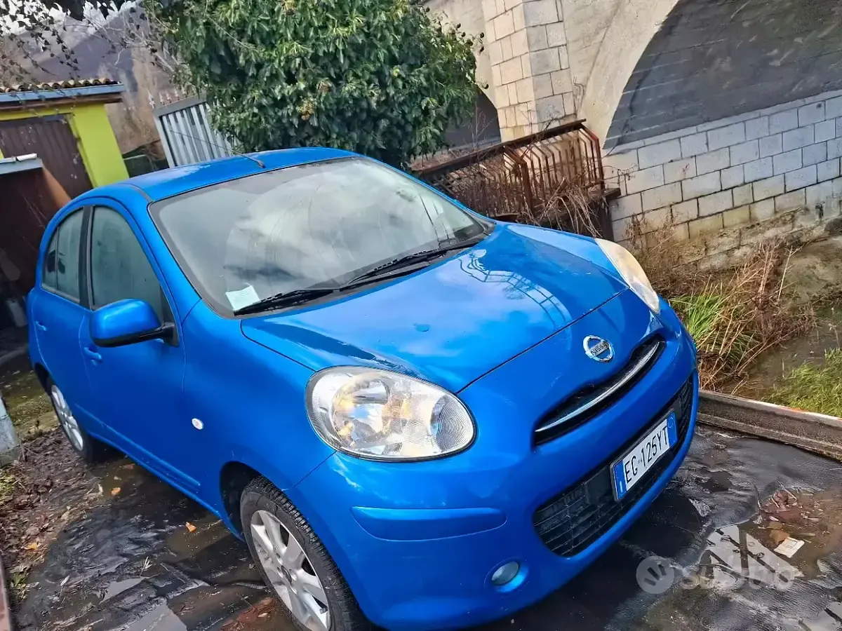 Usata Nissan Micra 80 CV (58 kW) 2012 Blu Utilitaria