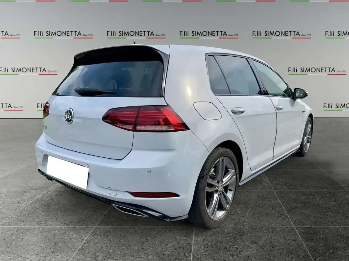 Usata VW Golf VII Sportline 150 CV (110 kW) 2019 Bianco Berlina